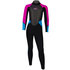 Sola Girls Storm 3/2mm Fullsuit Wetsuit 2022 - Turquoise/Magenta