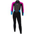 Sola Girls Storm 3/2mm Fullsuit Wetsuit 2023 - Turquoise/Magenta