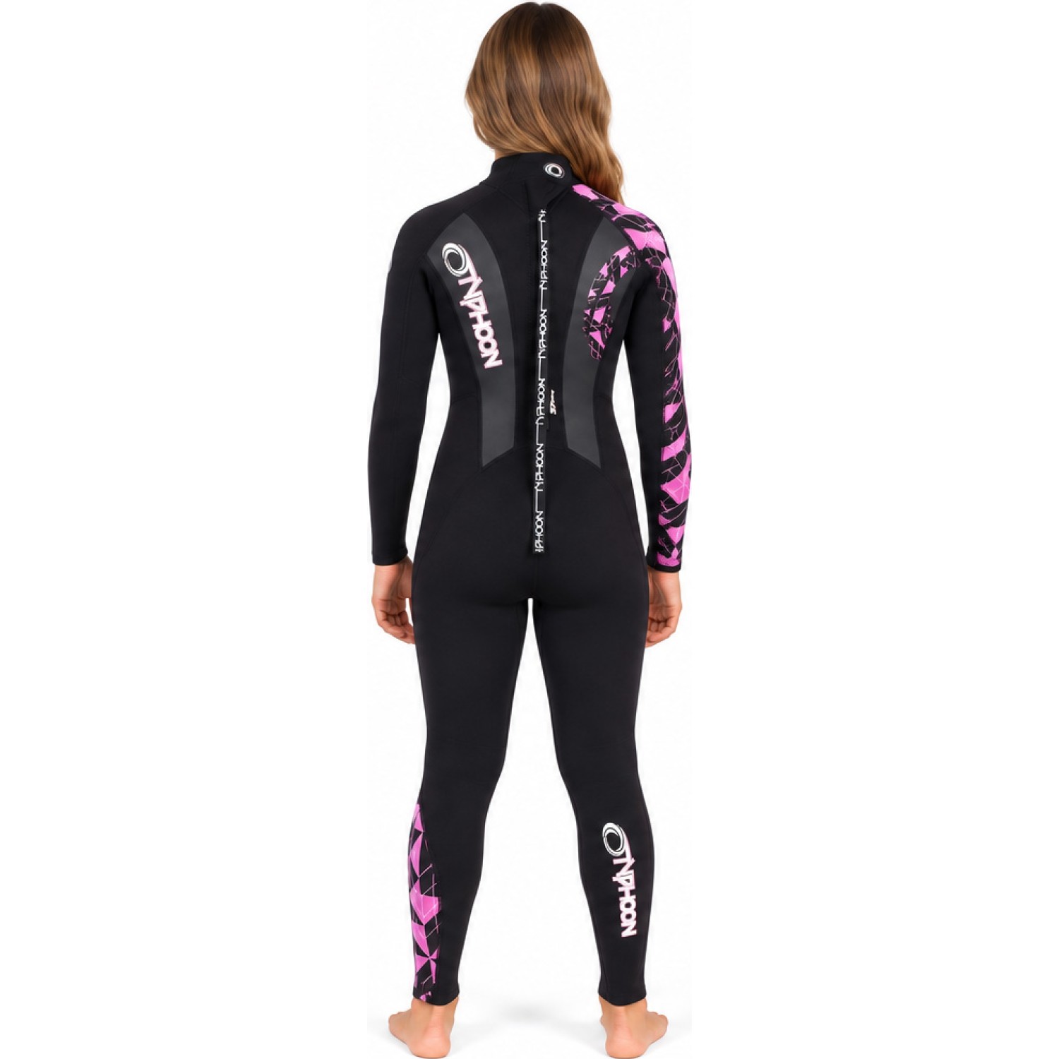 Typhoon Storm Girls 3mm Wetsuit - Bright Pink - 250943