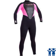 Typhoon Storm Girls 3mm Wetsuit - Black/Iris - 250942