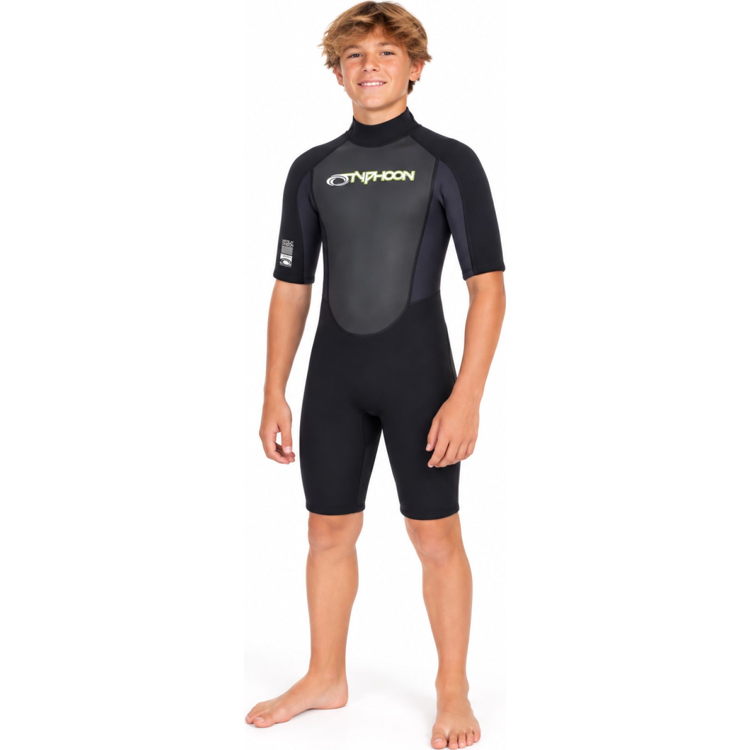Typhoon Storm Boys 3mm Shorty Wetsuit - Graphite - 250931