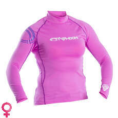 Typhoon Womens Long Sleeve Rash Vest - Violet