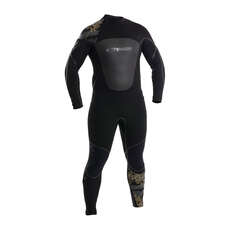 Combinaison Néoprène Typhoon Kona Liquid Seam 5/4 / 3Mm Backzip - Noir / Or - 250623