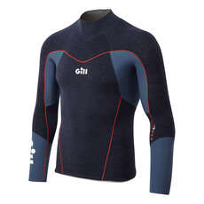 Gill Race Firecell Long Sleeve Wetsuit Top - Blue - RS17
