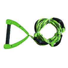 Hyperlite 25 Ft Pro Surf Rope with Handle - Green