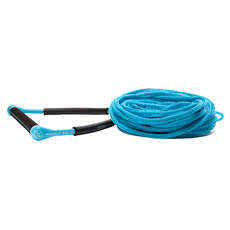 Hyperlite CG Handle with 60ft Poly-E Wakeboard Tow Rope - Blue