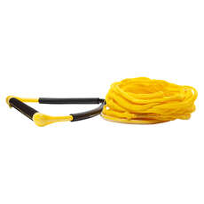 Hyperlite CG Handle with 60ft Poly-E Wakeboard Tow Rope - Yellow