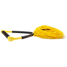 Hyperlite CG Handle with 70ft Fuse Wakeboard Tow Rope - Yellow