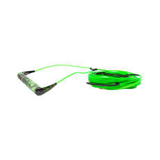 Hyperlite SG Handle with 70ft X-Line Wakeboard Tow Rope - Green