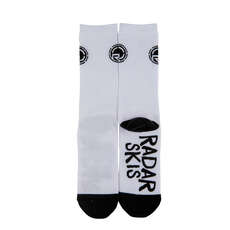 Radar Crew Socks - White
