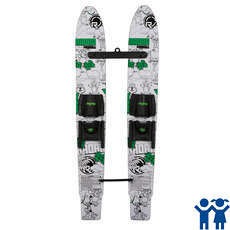 Radar Kids Firebolt Combo 46" Water Skis with Adjustable Horseshoe Bindings