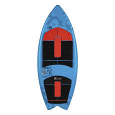 Ronix Boy's Super Sonic Space Odyssey Fish Wakesurf - Blue/Red/Black