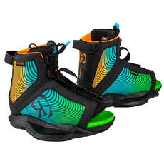 Ronix Boy's Vision Wakeboard Boot - Black/Orange/Green Ronix Boy's Vision Wakeboard Boot - Black/Orange/Green