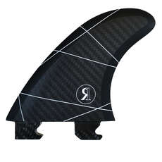 Ronix Fin-S 4.5 Floating ToolLess Surf Fin - Black - Centre Fin