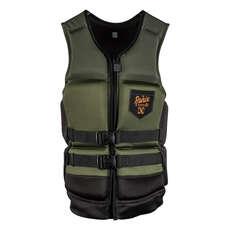 Ronix Forester Capella 3.0 CGA Wake Vest - Olive/Orange
