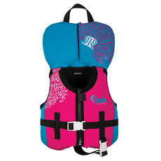 Ronix Girl's August CGA Wake Vest - Blue/Pink
