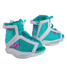 Ronix Girl's August Wakeboard Boot - White/Pink/Blue Orchid
