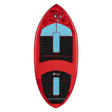 Ronix Kid's Super Sonic Space Odyssey Skimmer Wakesurf - Red/Mint/Black
