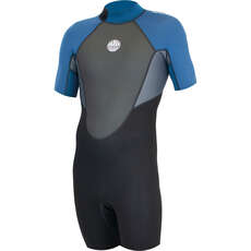 Alder Impact 3/2mm Backzip Shorty Wetsuit - Blue - WS21MIS Alder Impact 3/2mm Backzip Shorty Wetsuit - Blue - WS21MIS