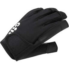 Gill Championship Short Finger Sailing Gloves 2022 - Black 7243