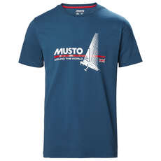 2021 Musto Ocean Born T-Shirt - Deep Sea 82060