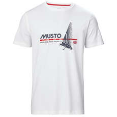 2021 Musto Ocean Born T-Shirt White 82060