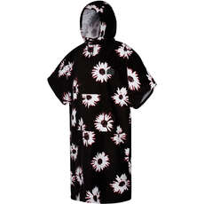 Mystic Poncho Velour / Changing Robe  - Black/White