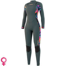 Mystic Womens DAZZLED 5/3mm Front Zip Wetsuit - Dark Leaf 210078
