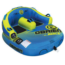 OBrien Barca 2 Person Towable Boat Tube - Blue/Yellow OBrien Barca 2 Person Towable Boat Tube - Blue/Yellow