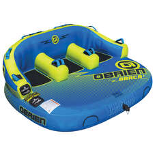 OBrien Barca 3 Person Towable Boat Tube - Blue/Yellow OBrien Barca 3 Person Towable Boat Tube - Blue/Yellow