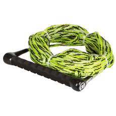 OBrien 2-Section Wake Combo Rope and Handle - Green/Black OBrien 2-Section Wake Combo Rope and Handle - Green/Black