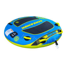 OBrien Screamer 1 Person Towable Boat Tube  - Blue/Yellow