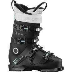 Salomon Womens S/MAX 80 Ski Boots - Black / Sterling Blue