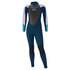 Sola Kids Fire 4/3mm Back Zip Wetsuit - Navy/Grey A1509