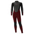 Sola Kids Fire 5/4mm Back Zip Wetsuit - Black/Burgundy A1508