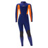 Sola Kids Fire 5/4mm Back Zip Wetsuit - Blue/Orange A1508