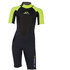 Sola Junior Storm 3/2mm Shorty Wetsuit - Graphite/Green A1723
