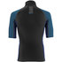 Sola Mens Short Sleeve Mens Rash Vest - Blue/Black A1741