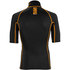 Sola Mens Short Sleeve Mens Rash Vest - Black A1741