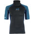 Sola Mens Short Sleeve Mens Rash Vest - Blue/Black A1741