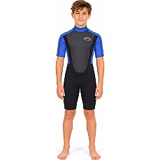 Typhoon Storm3 Boys 3/2mm Shorty Wetsuit - Nite Blue 250935