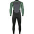 Typhoon Storm3 3/2mm Back Zip Wetsuit - Black/Green 250775