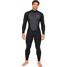 Typhoon Storm3 3/2mm Back Zip Wetsuit - Black 250773