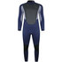 Typhoon Storm3 3/2mm Back Zip Wetsuit 2023 - Navy/ Grey Marl 250776