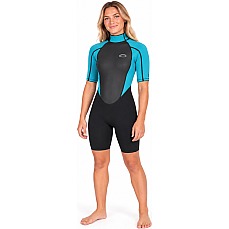 Typhoon Womens Storm3 3/2mm Shorty Wetsuit - Aqua 250895 Typhoon Womens Storm3 3/2mm Shorty Wetsuit - Aqua 250895