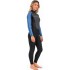 Typhoon Womens Swarm3 3/2mm Backzip Wetsuit - Black/Blue 250985