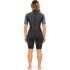 Typhoon Womens Swarm3 3/2mm Shorty Wetsuit - Black/Graphite 250986