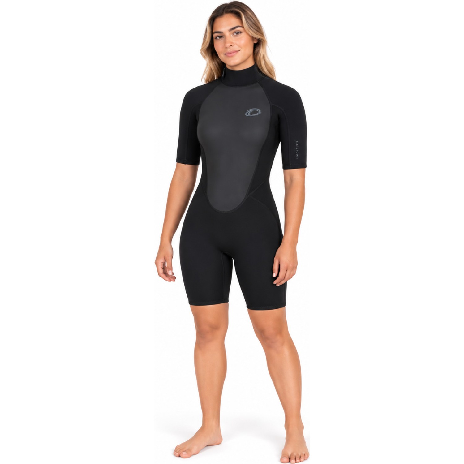 Typhoon Womens Storm3 3/2mm Shorty Wetsuit - Black 250894