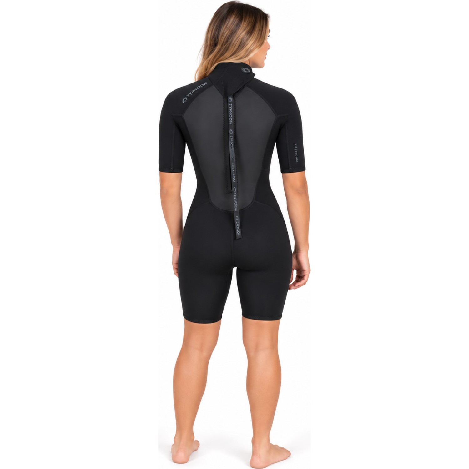 Typhoon Womens Storm3 3/2mm Shorty Wetsuit - Black 250894