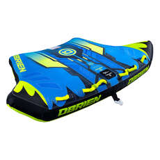 OBrien Bat Wing 3 Person Towable Boat Tube - Blue/Yellow OBrien Bat Wing 3 Person Towable Boat Tube - Blue/Yellow